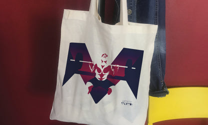 Tote bag or “men’s weightlifting” bag