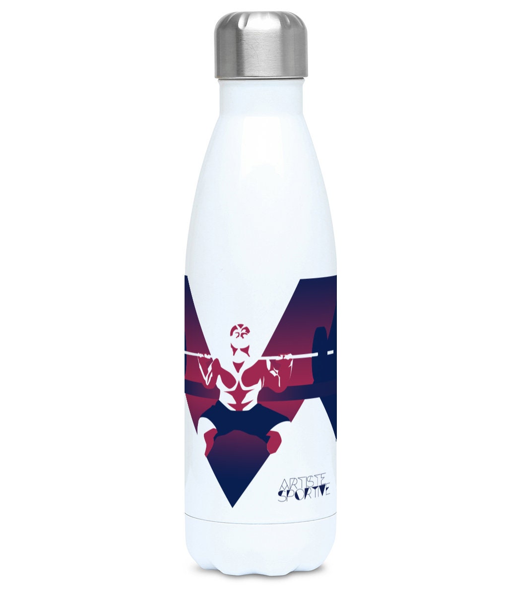 CrossFit insulated bottle "Men's Weightlifting" - Customizable