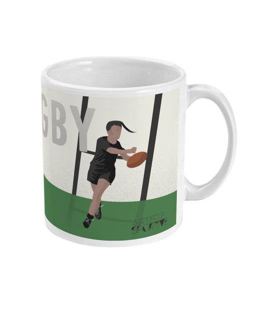 Cup or mug "Vintage women's rugby" - Customizable