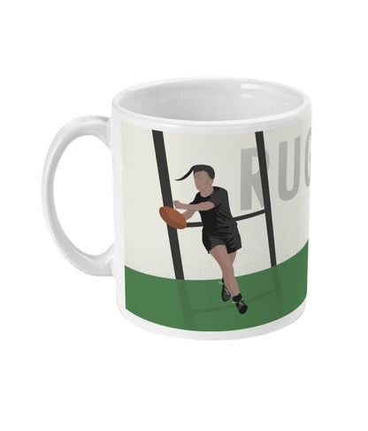 Cup or mug "Vintage women's rugby" - Customizable