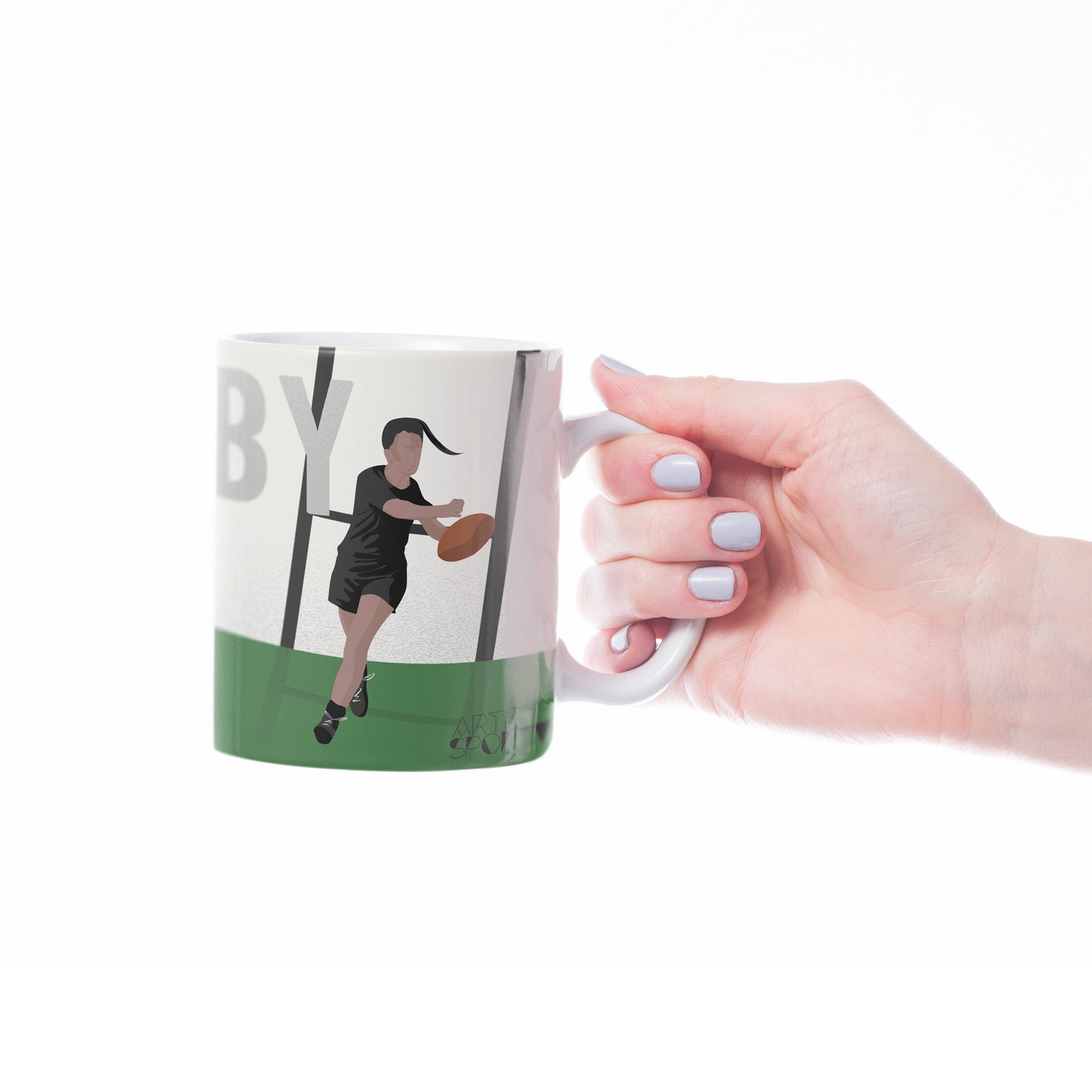 Cup or mug "Vintage women's rugby" - Customizable