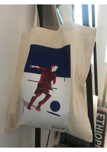 Tote bag ou sac football "Garçon footballeur"