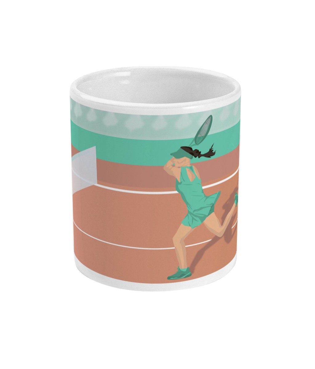 Tasse ou mug "Joueuse de Tennis" - Personnalisable