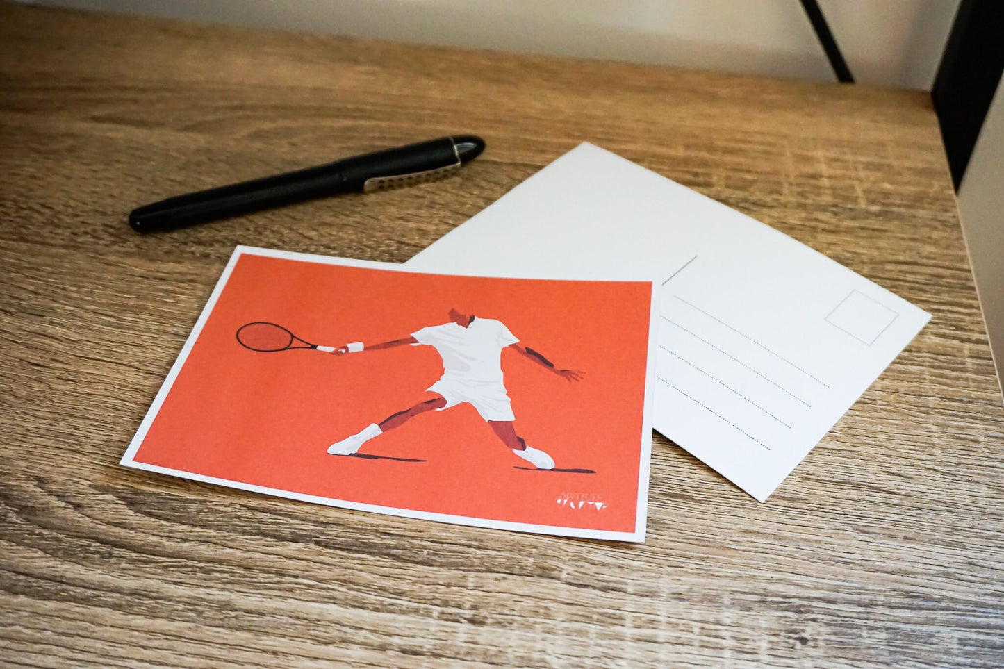 Card of a tennis player | Tennis card | Sports Artist