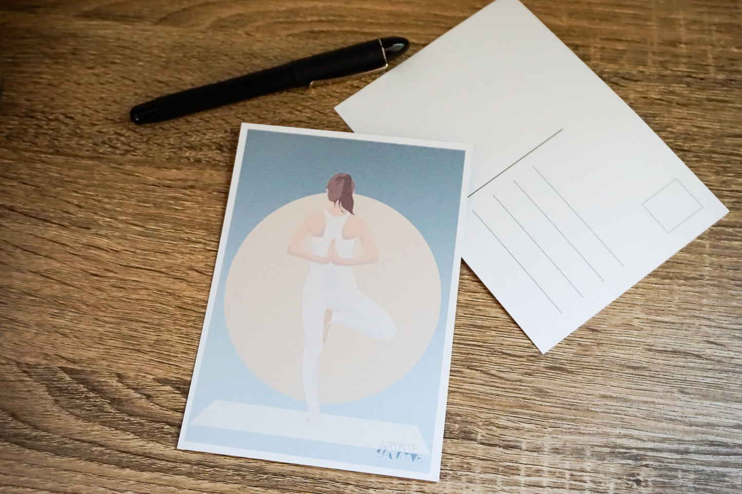 Carte de yoga | Carte yoga | Artiste Sportive