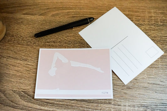 Pink Gymnastics Card | Gymnastics card | Sports Artist