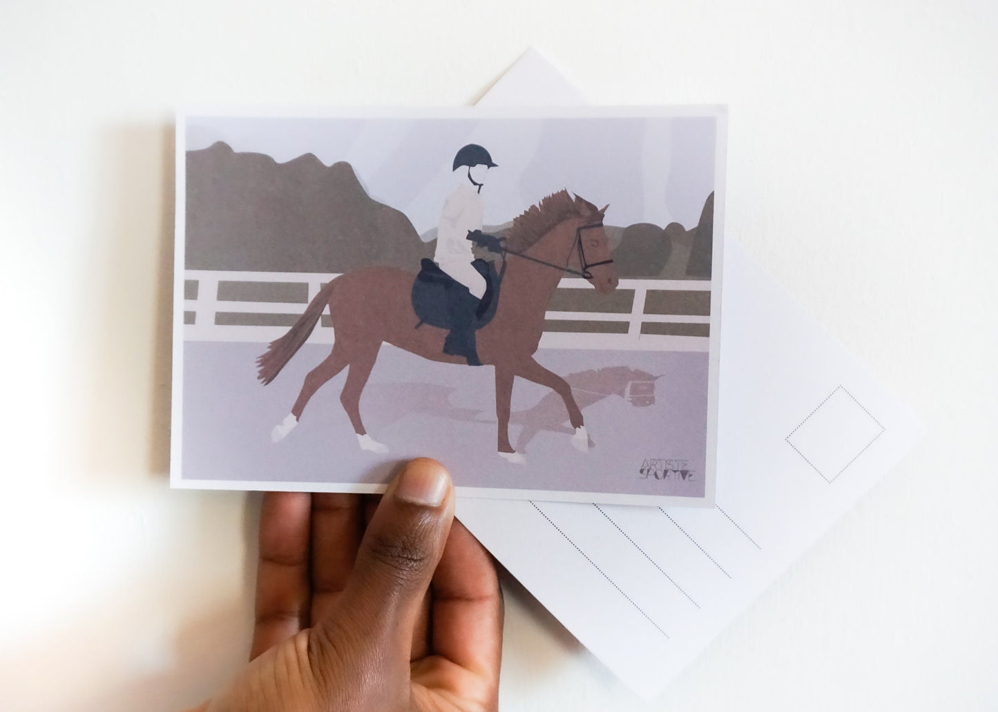 Carte d'équitation | Carte équitation | Artiste Sportive