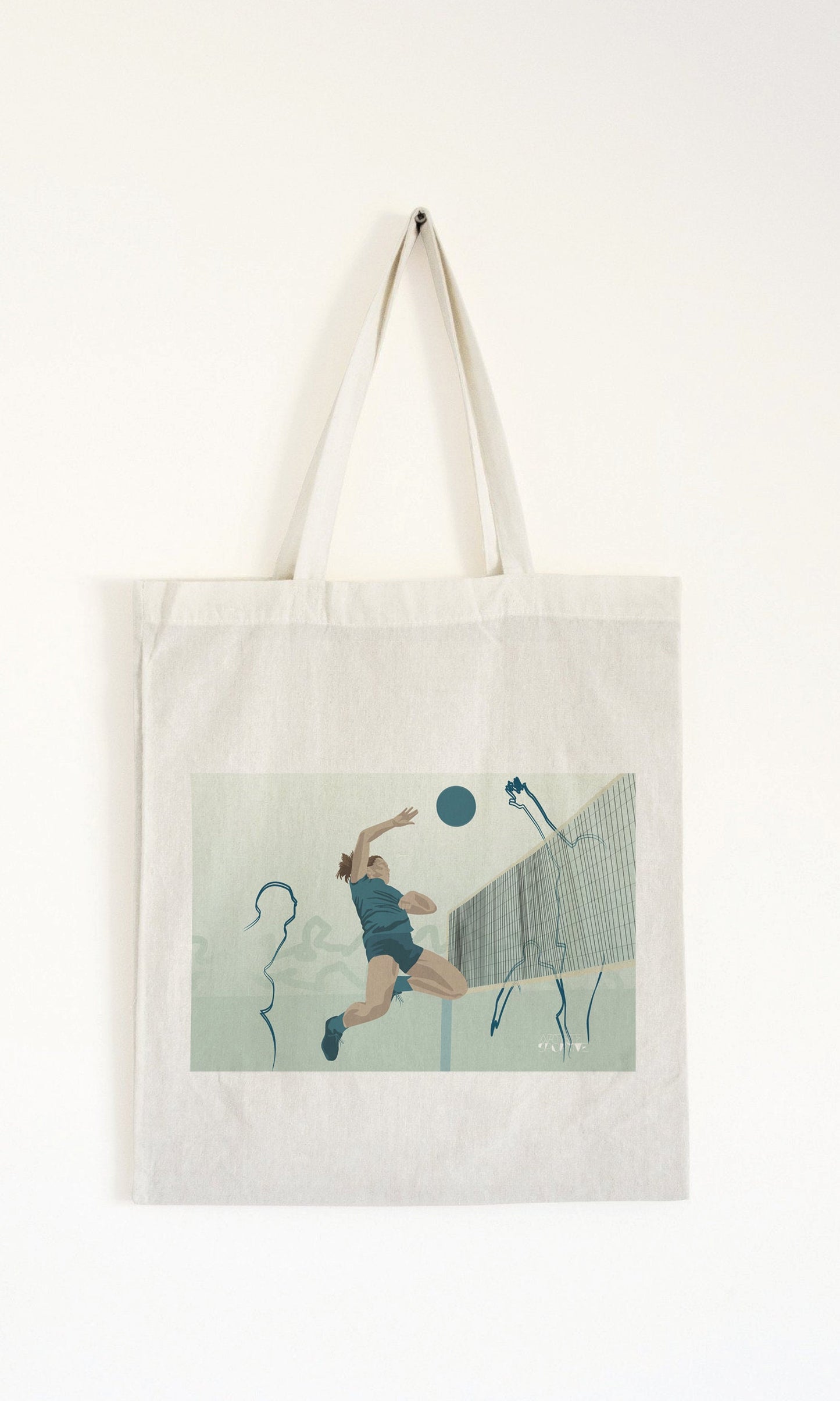 Tote bag ou sac "Volleyball féminin"