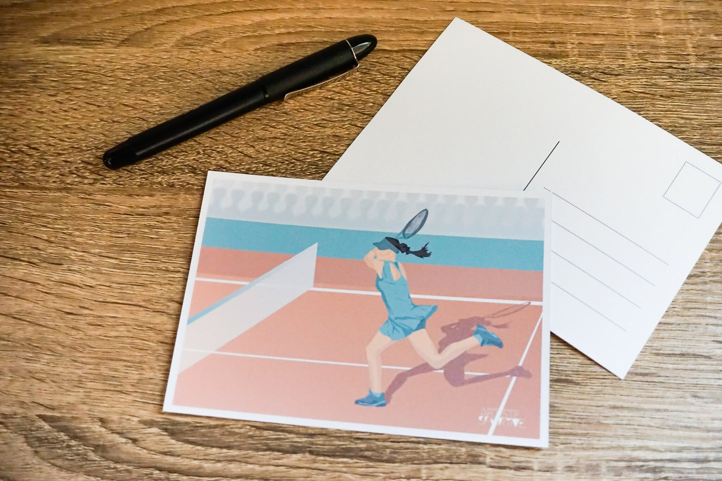 Card of a tennis player | Tennis card | Sports Artist