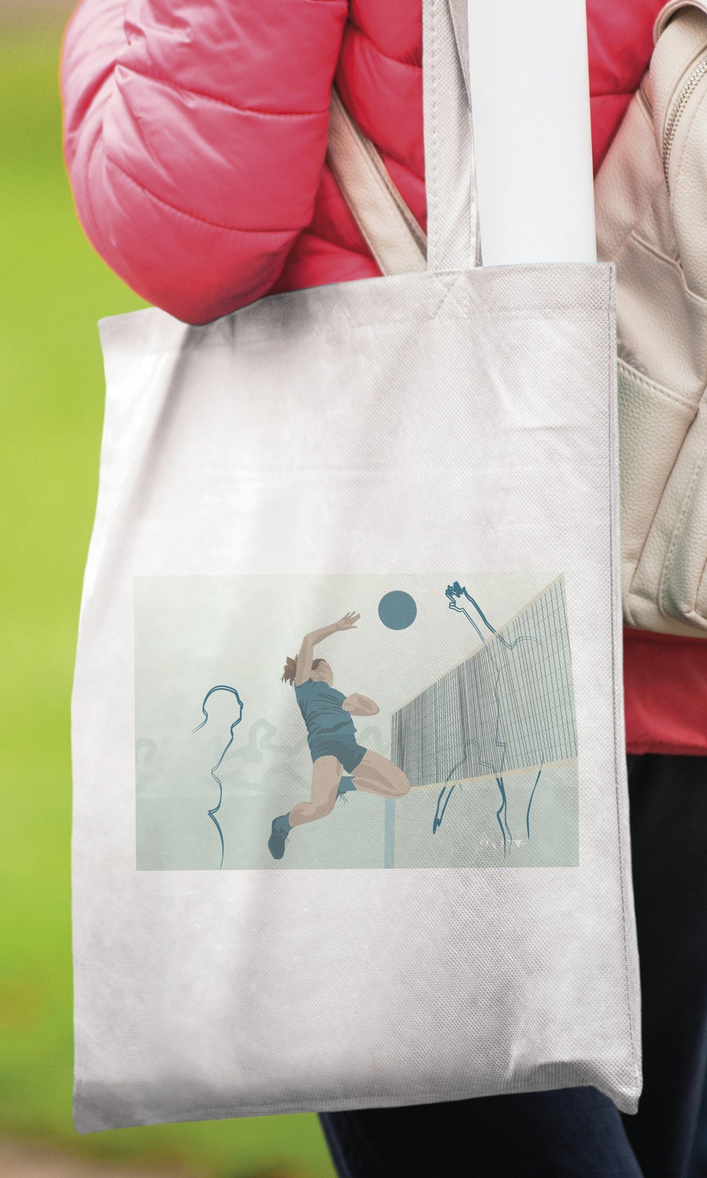 Tote bag or "Women's Volleyball" bag