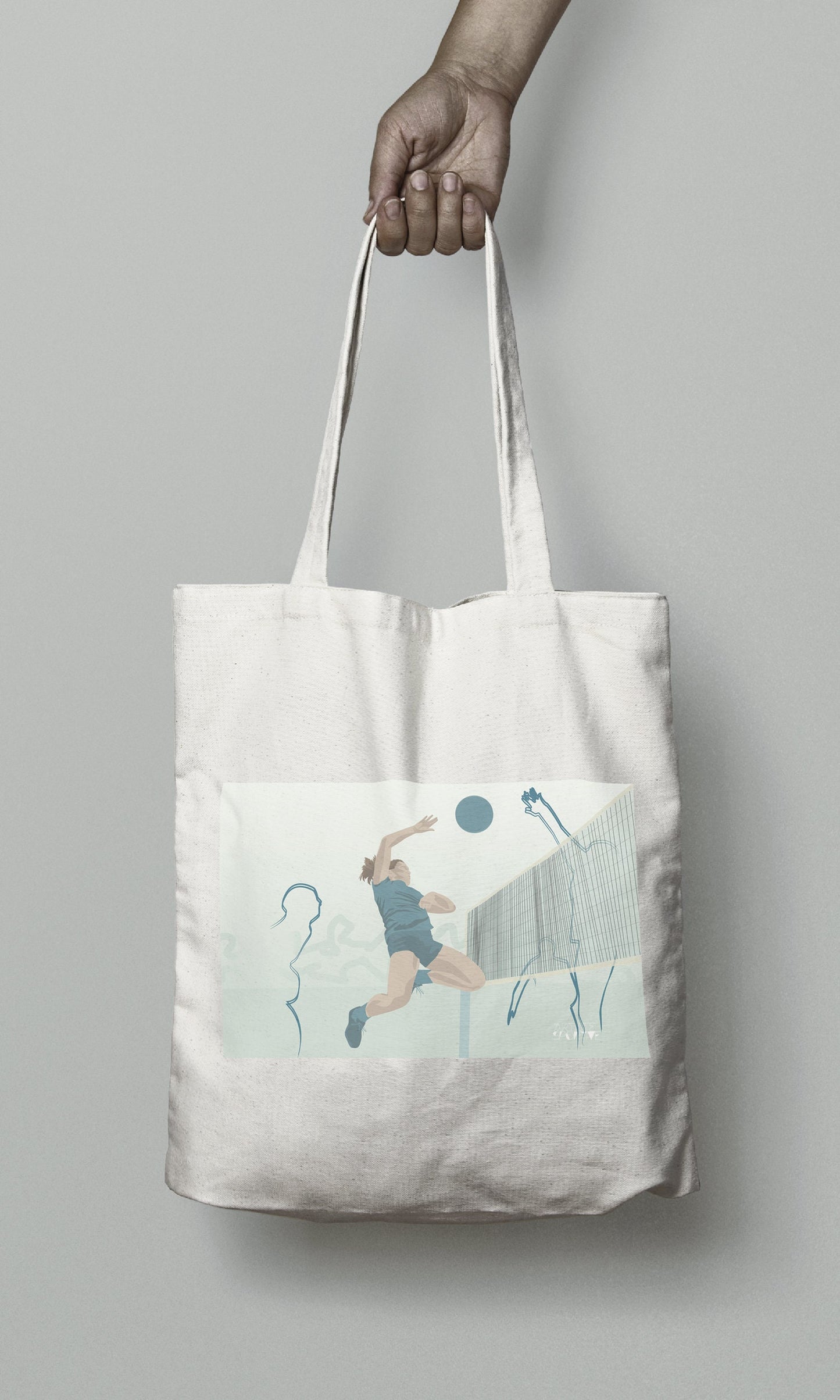 Tote bag ou sac "Volleyball féminin"