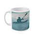 Canoe Kayak cup or mug "Walk at Beachy head" - Customizable