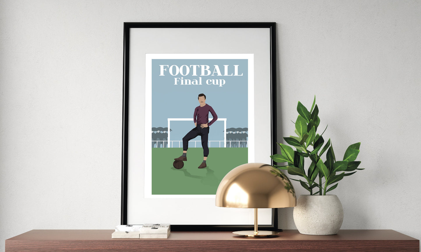 Fußballplakat „The English Game“