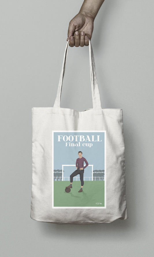 Tote bag ou sac vintage football "The English Game"