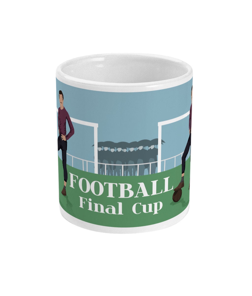 Vintage football cup or mug "The English Game" - Customizable