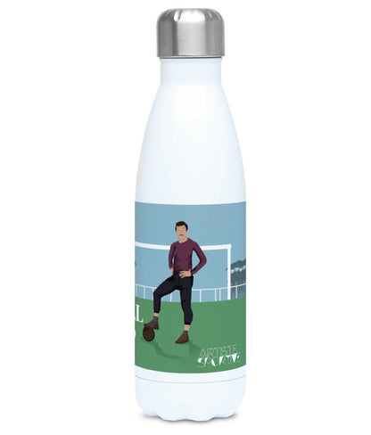 Vintage football insulated bottle "The English Game" - Customizable