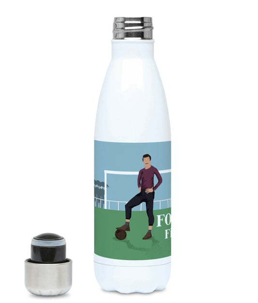 Vintage football insulated bottle "The English Game" - Customizable