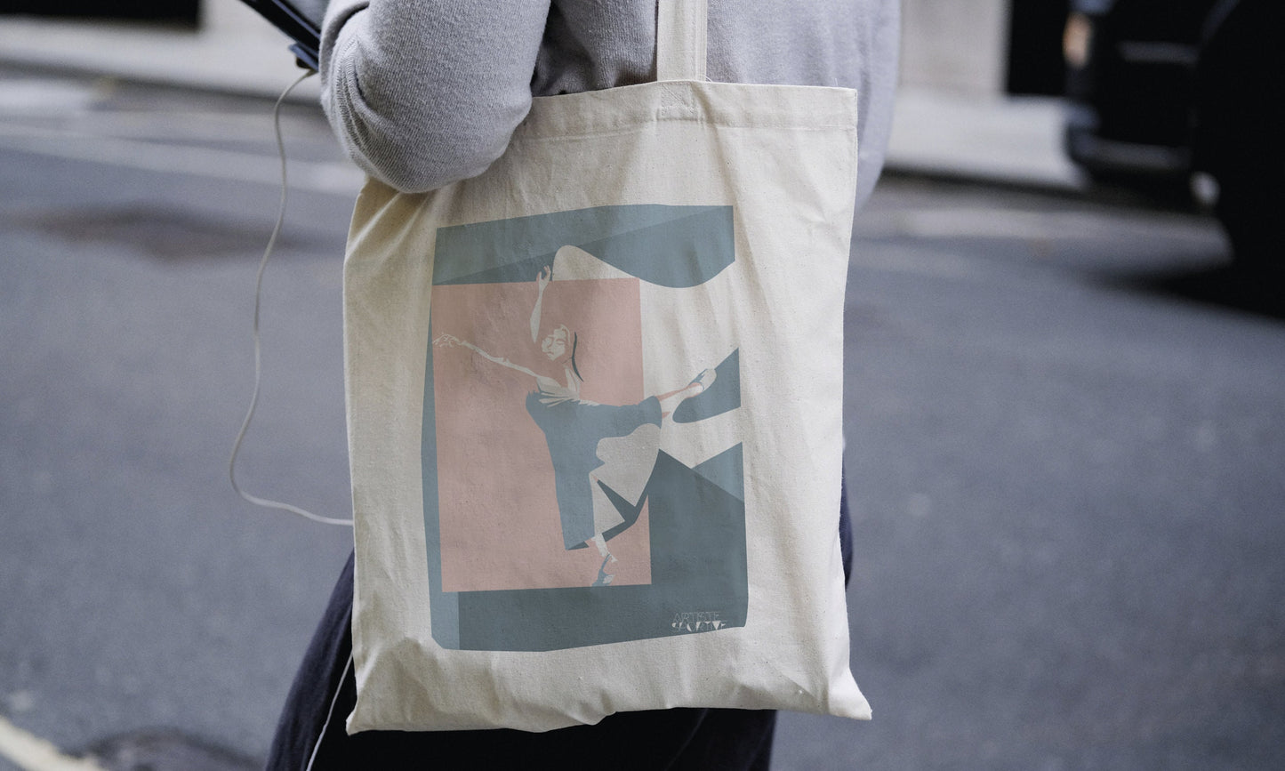 Tote bag or bag “Contemporary dance”