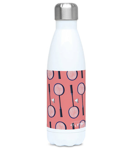 “The badminton racket” insulated bottle - Customizable