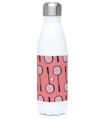 “The badminton racket” insulated bottle - Customizable