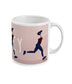 Running cup or mug "A woman who runs" - Customizable