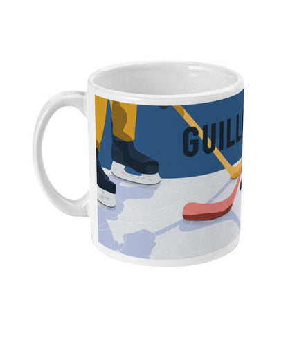 Tasse ou mug "Hockey ça glisse" - Personnalisable