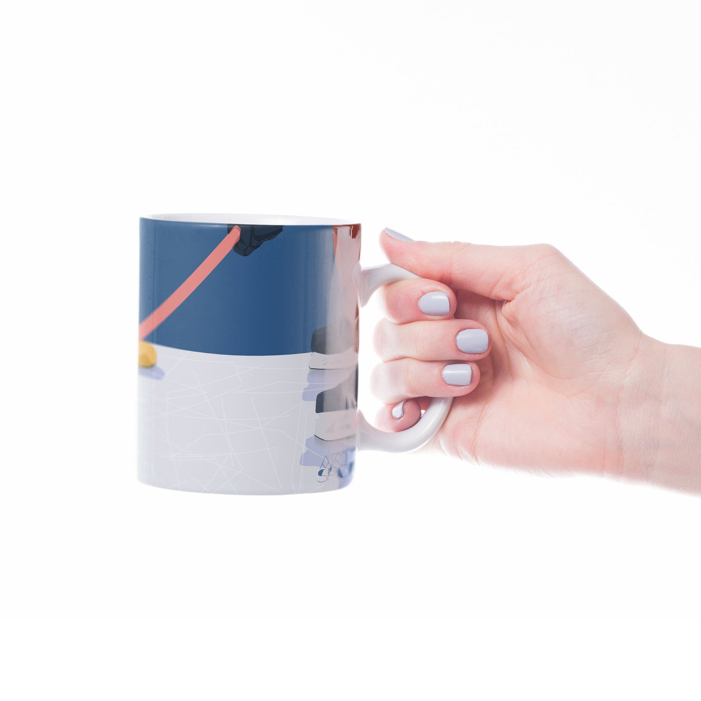 Cup or mug "Hockey it slides" - Customizable