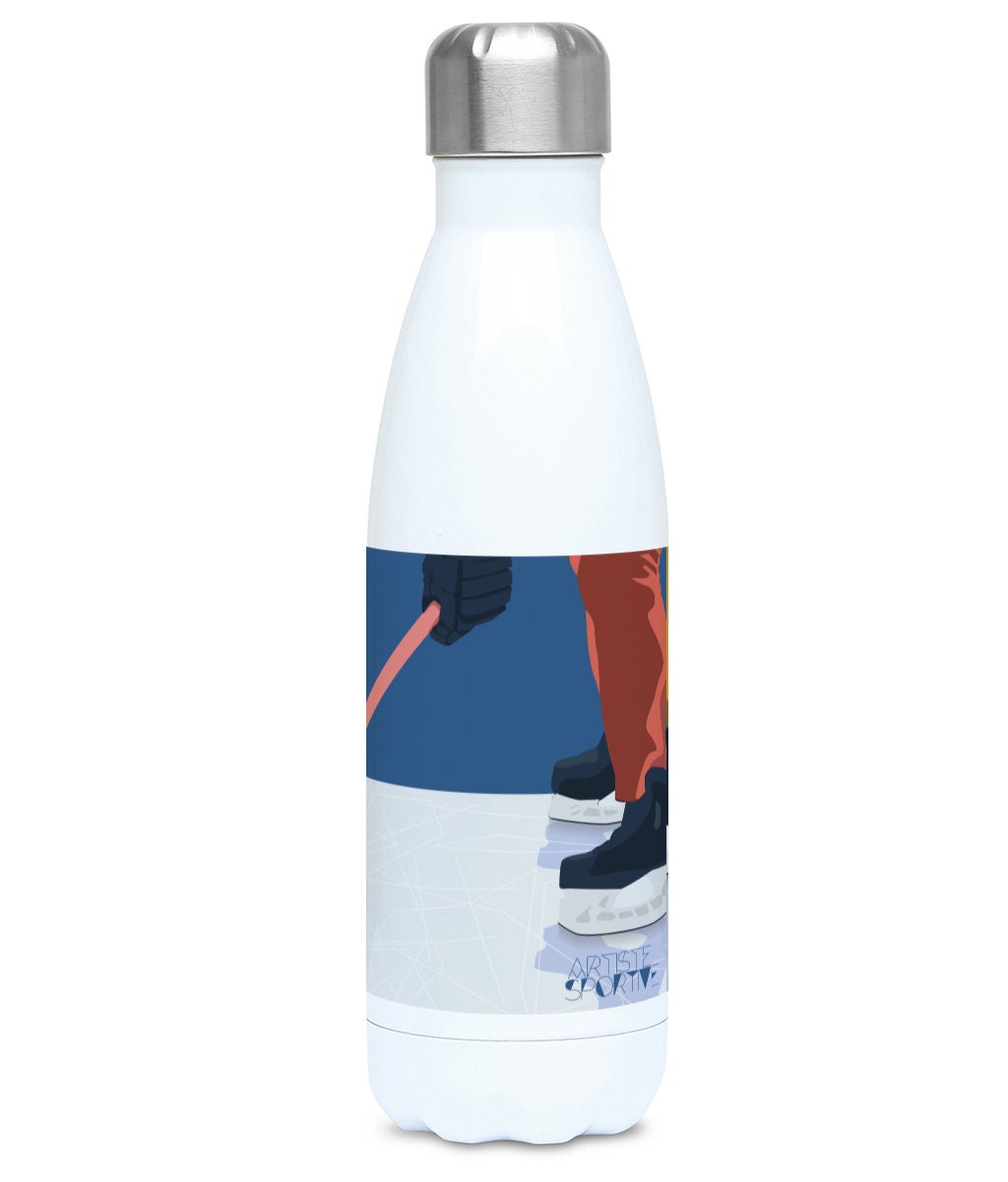 Isolierflasche „Hockey it slides“ – anpassbar