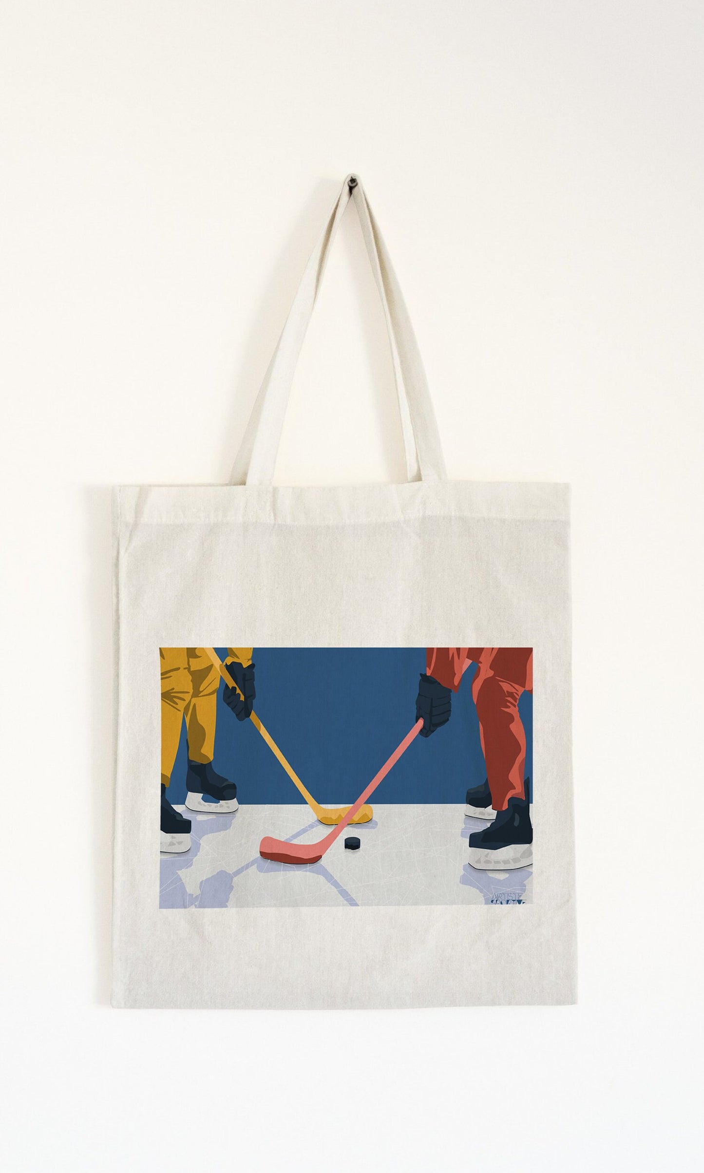 Tote bag or bag “Hockey it slides”