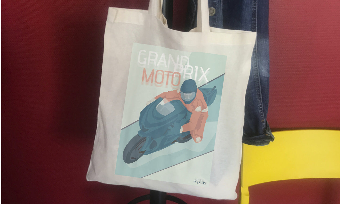 Tote bag ou sac "Moto GP"