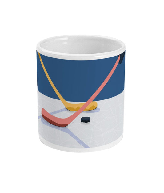 Cup or mug "Hockey it slides" - Customizable