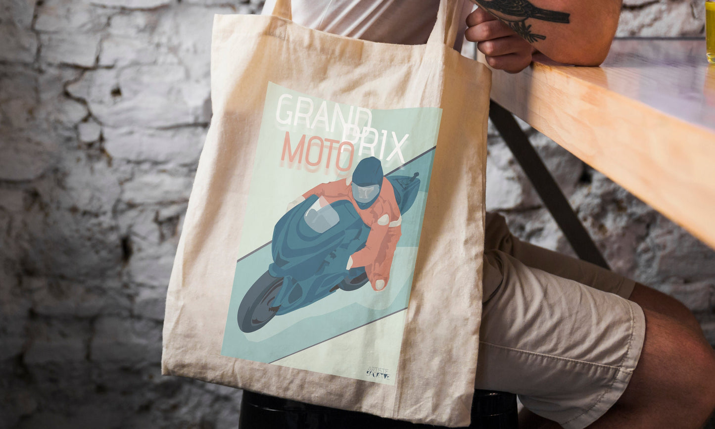 Tote bag ou sac "Moto GP"