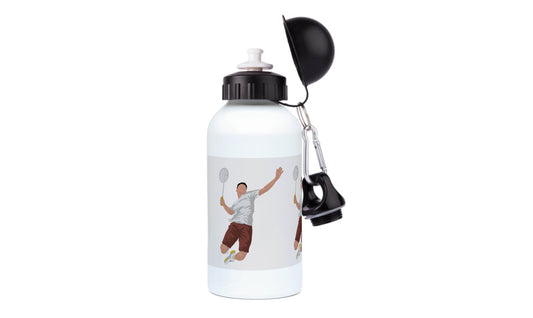 Aluminiumflasche „Badmintonspieler“ – individualisierbar