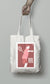 Tote bag or bag "Boy badminton player"