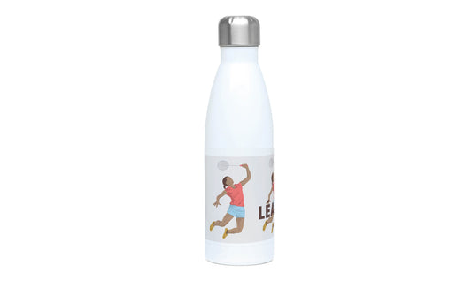 Isolierflasche „Badmintonspieler“ – individuell anpassbar