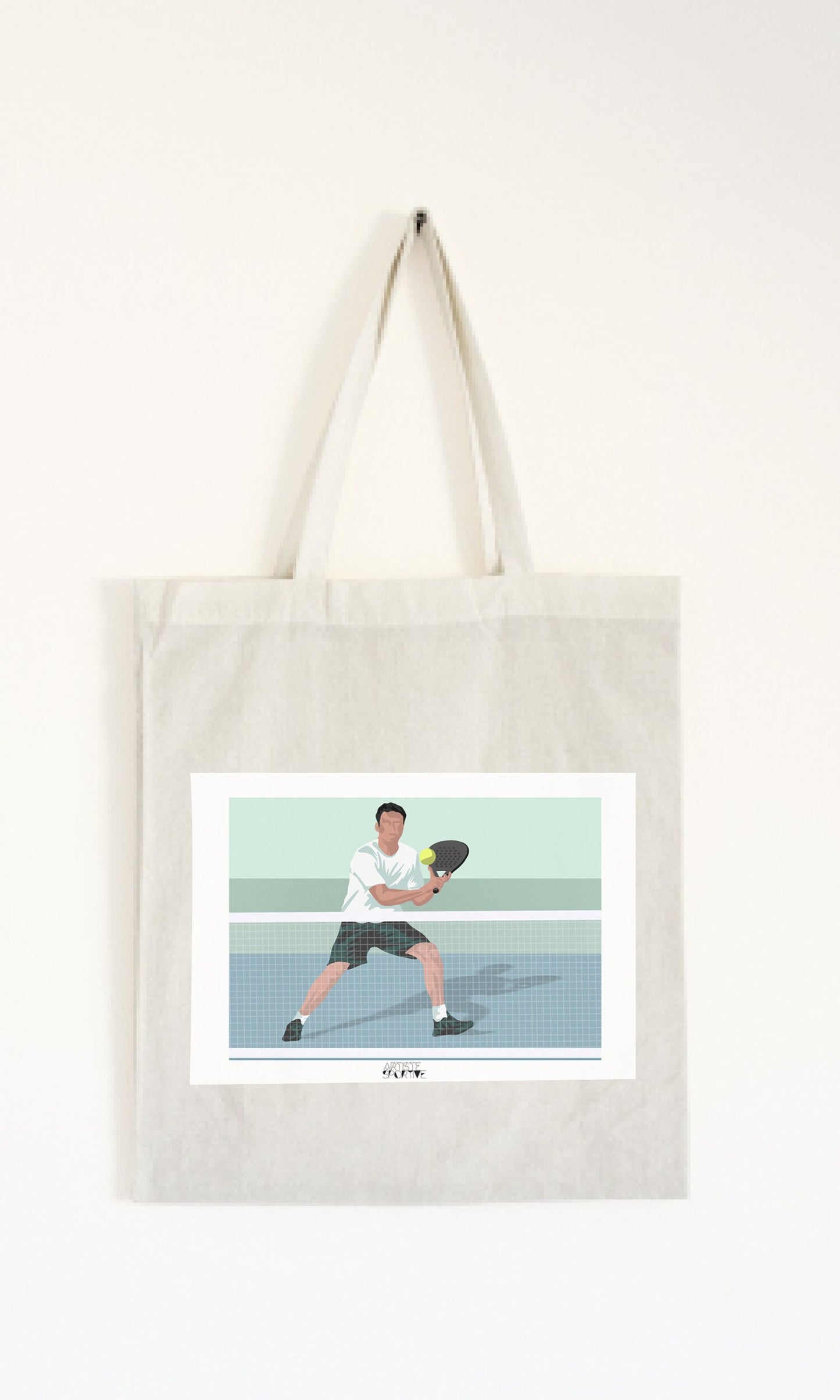 Tote bag ou sac "Joueur de padel "