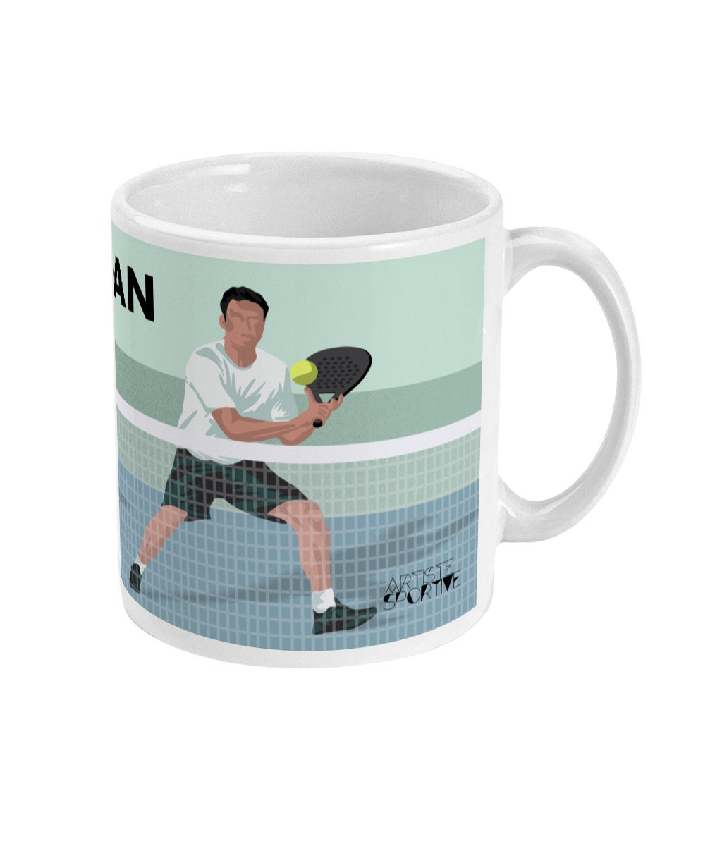 Tasse ou mug "Joueur de padel" - personnalisable