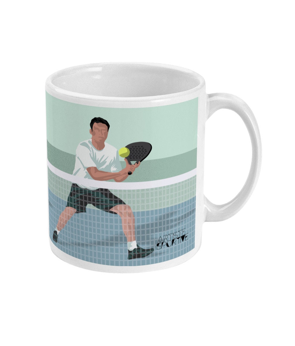 Tasse oder Becher „Padel-Spieler“ – personalisierbar