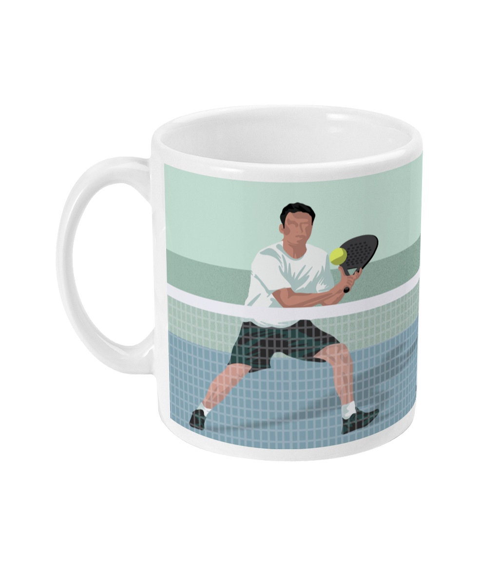 Tasse oder Becher „Padel-Spieler“ – personalisierbar