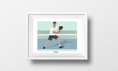 Poster “Padel player”