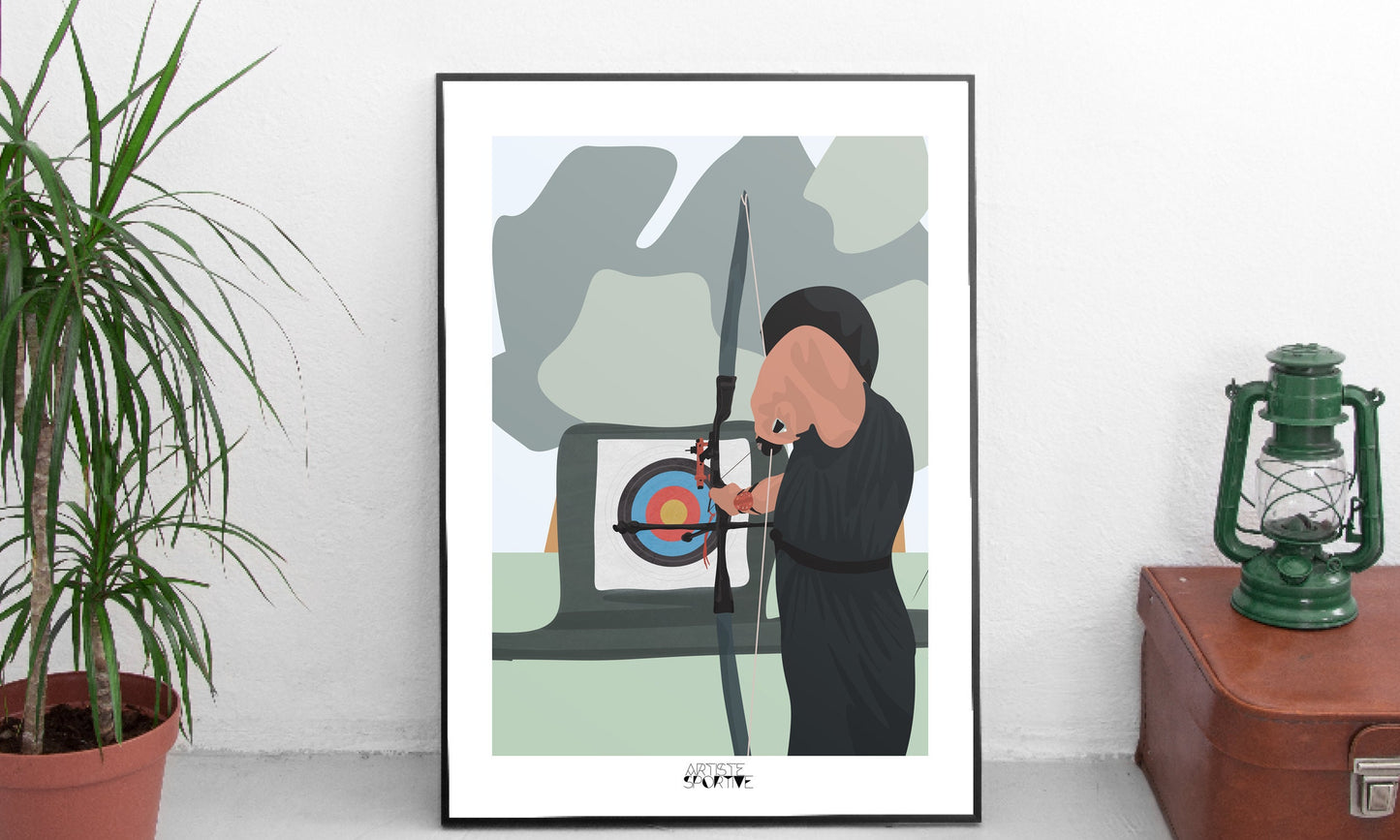 Archery poster "The archer"