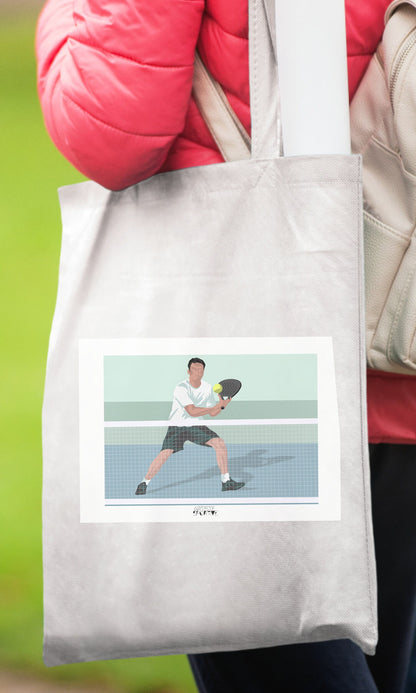 Tote bag ou sac "Joueur de padel "