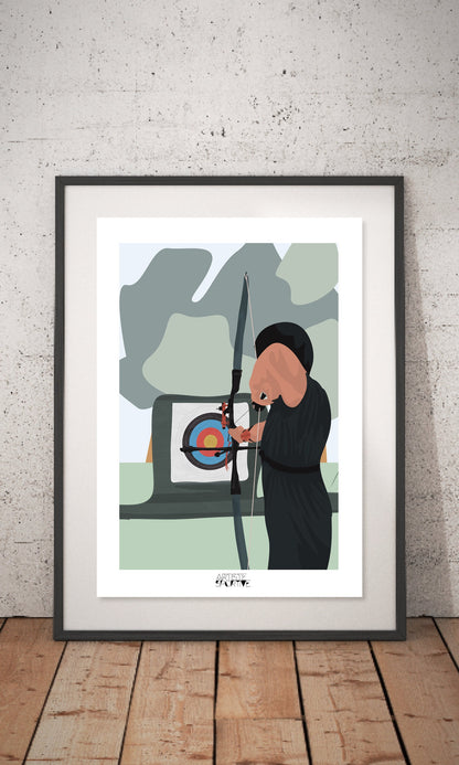 Archery poster "The archer"