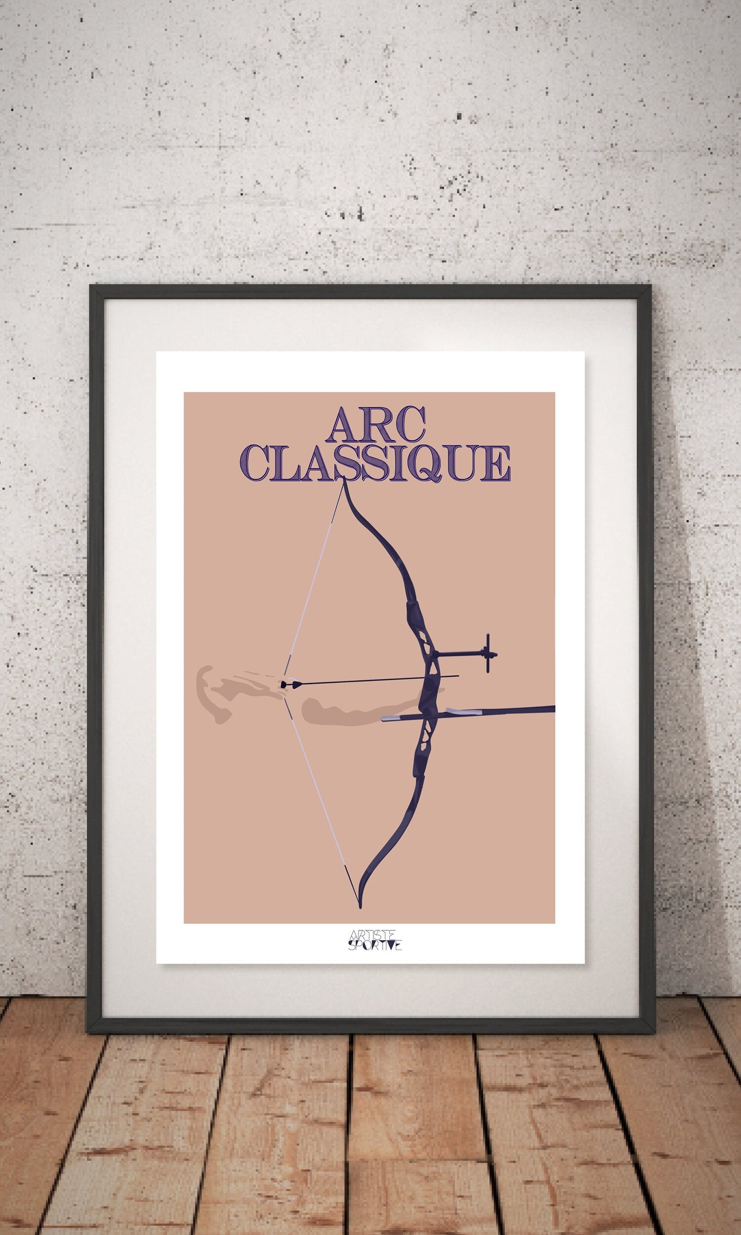 Affiche de tir à l'arc "'Arc classique"