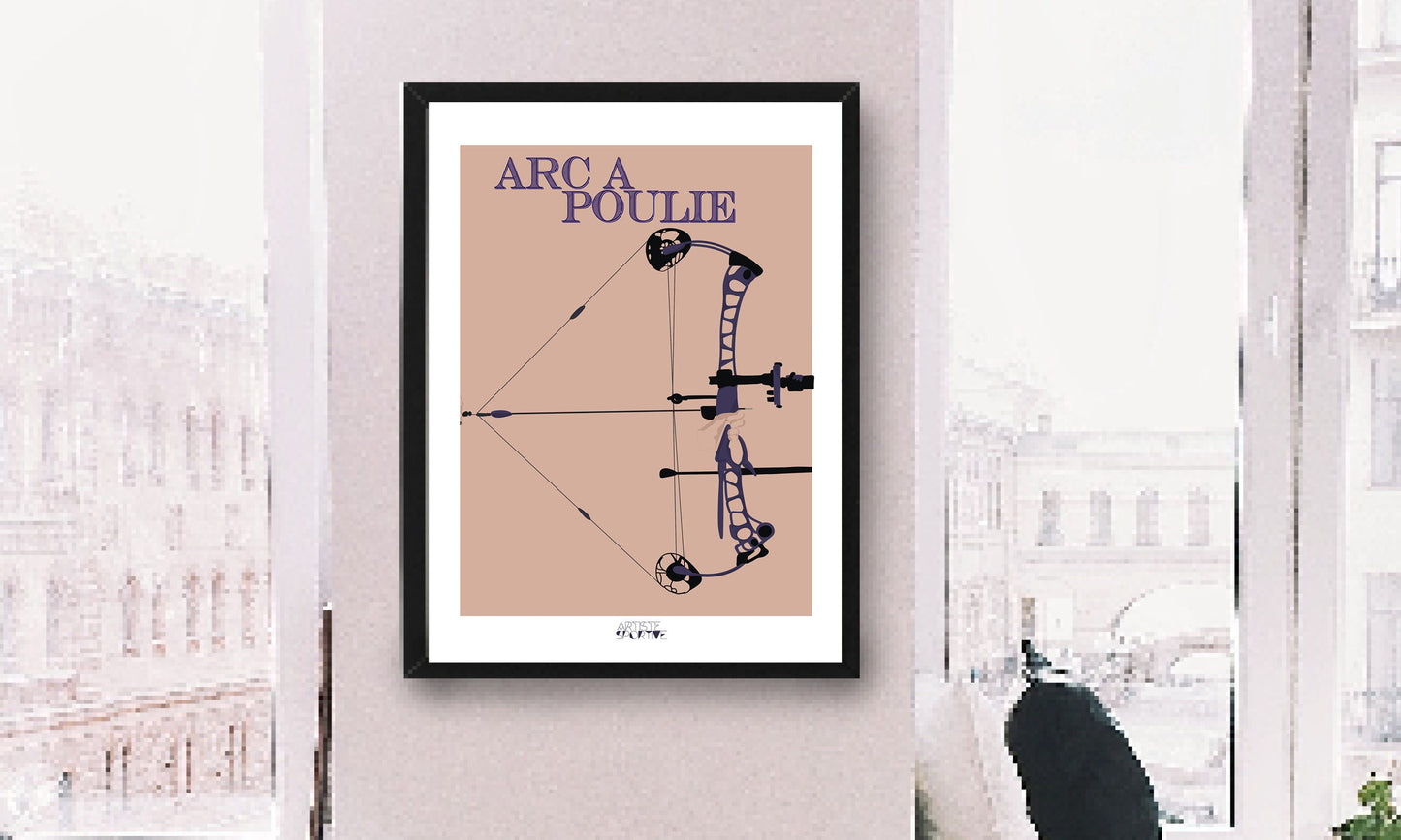 Archery poster “Compound bow”