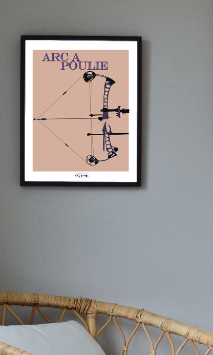 Archery poster “Compound bow”