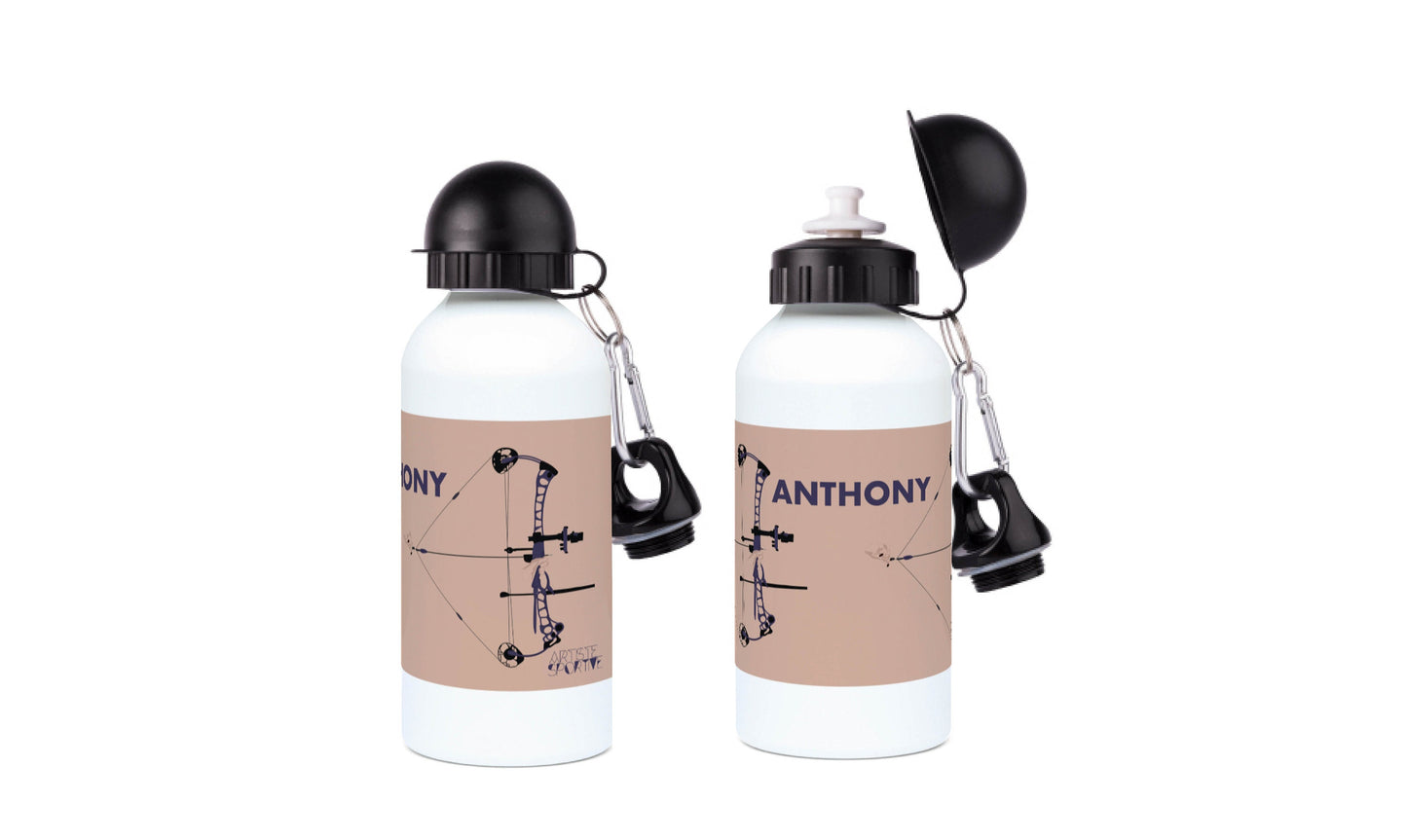 Aluminum archery bottle "The compound bow" - customizable