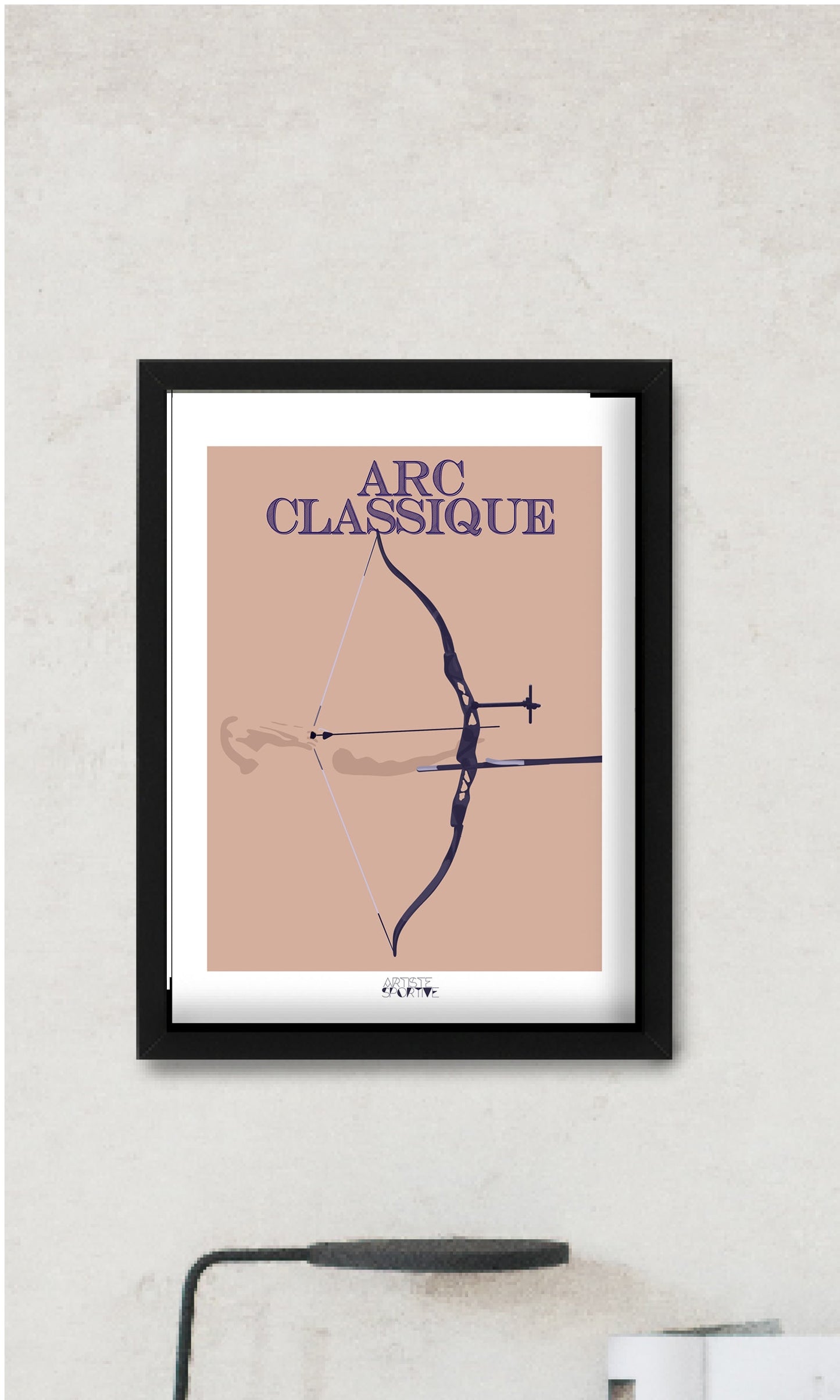 Affiche de tir à l'arc "'Arc classique"