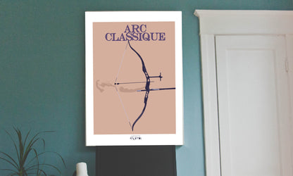 Affiche de tir à l'arc "'Arc classique"