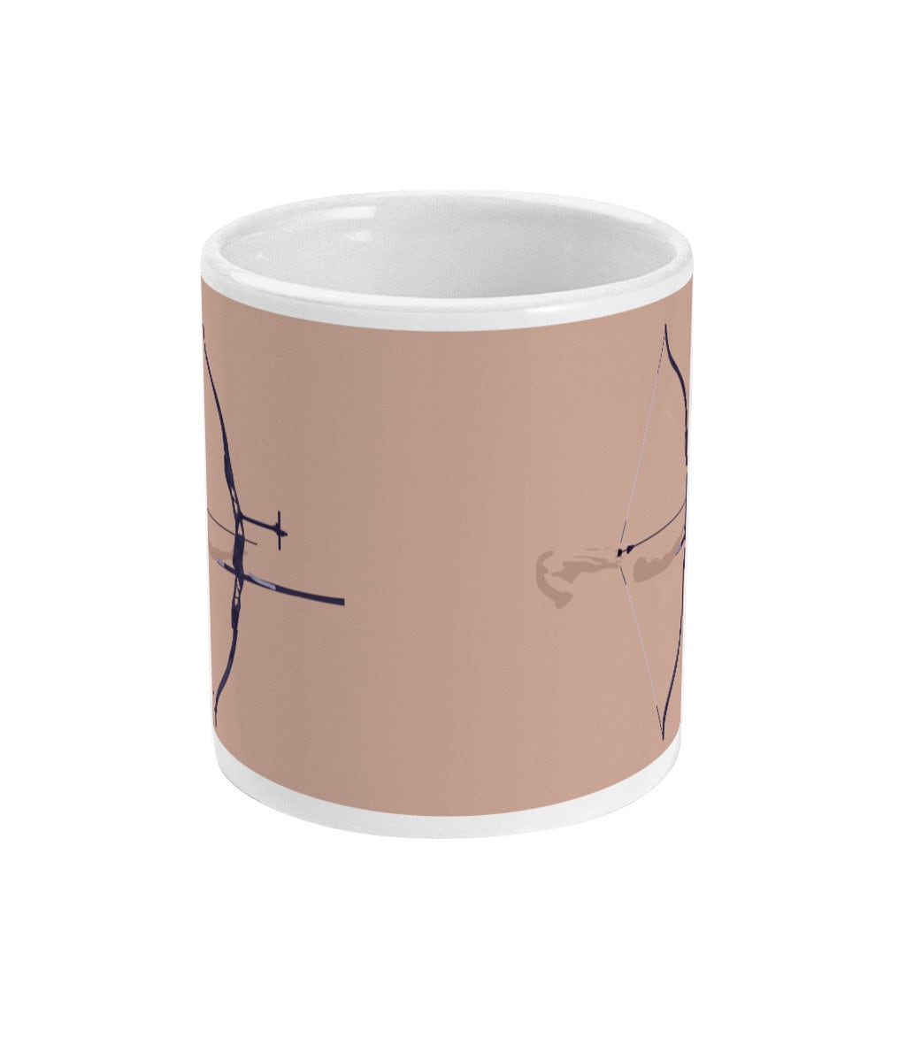 Tasse ou mug tir à l'arc "'L'arc classique" - personnalisable